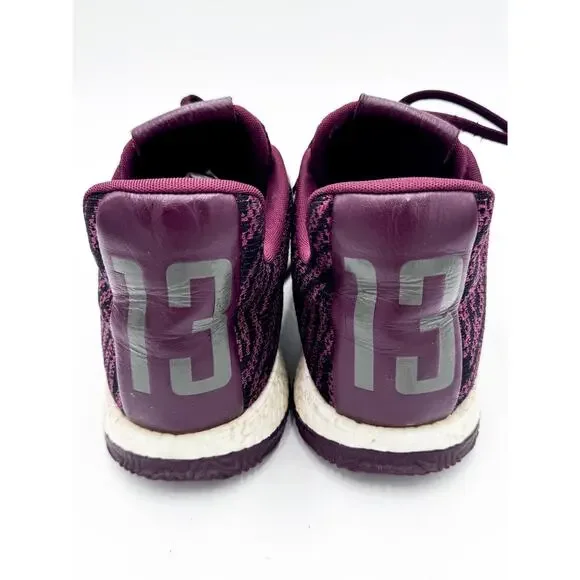 Adidas Harden Vol 3 Playoff Sneakers in Purple Size 14 - Picture 2 of 6